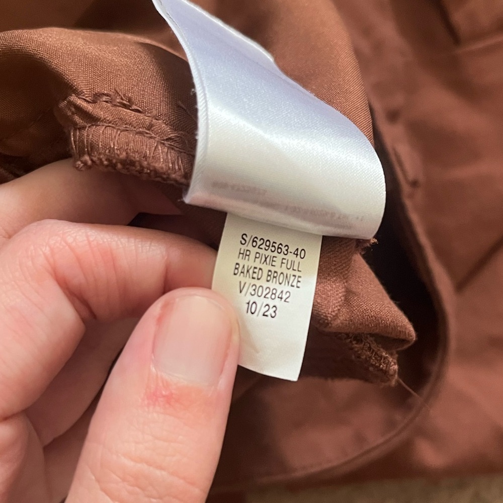 Old Navy High-Rise Pixie Skinny Pants Brown - Picture 9 of 10